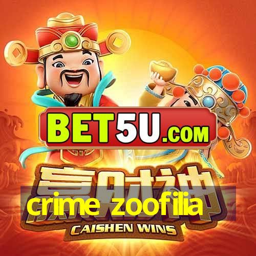 crime zoofilia